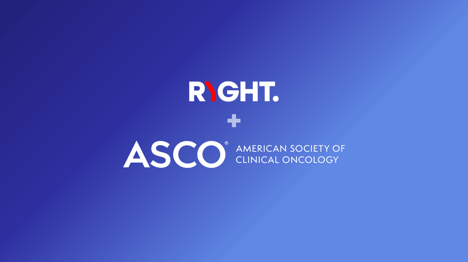 American Society of Clinical Oncology ASCO and Ryght AI Partnership