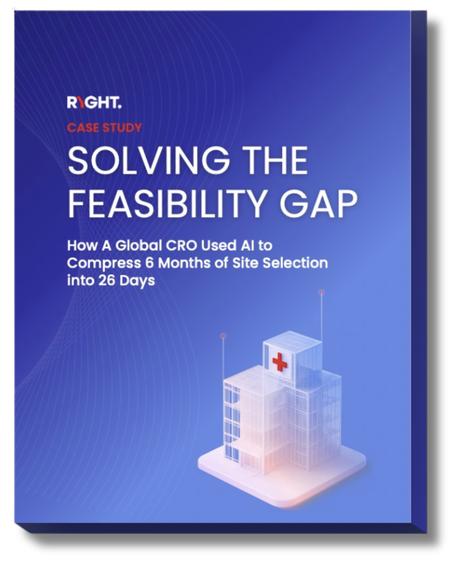 CRO AI Case Study Site selection and feasibility